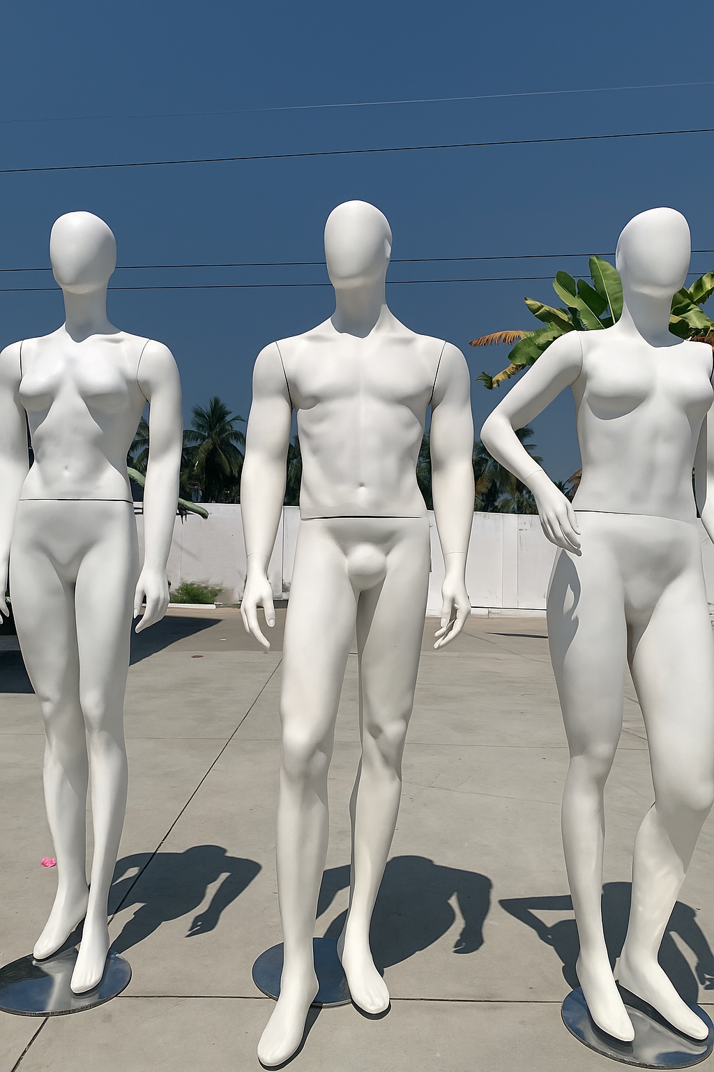 20250814_1726_Mannequins Under Blue Sky_remix_01k2m6vgkjf7cs20hnjeefrvmm